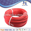 Colored thin copper glass braiding silicone rubber wire electric heating cable